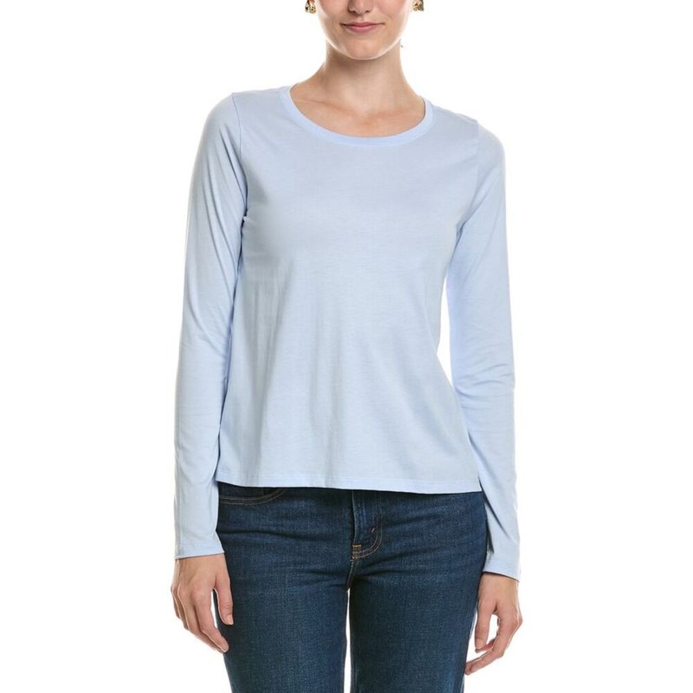 Eileen Fisher Womens  Petite Round Neck T-Shirt